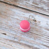 Marqueur de maille en forme de macaron à la framboise en pâte polymère pour crochet ou tricot