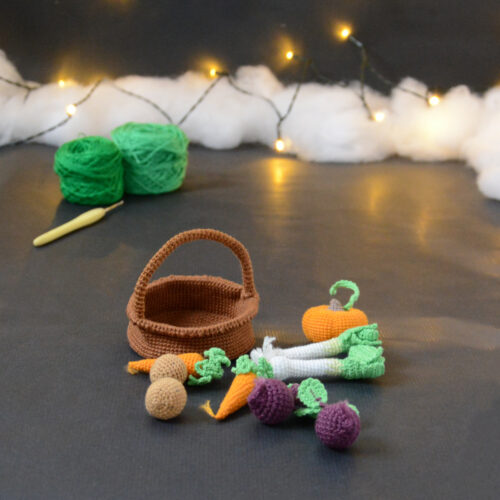 Panier de légumes d'hiver
