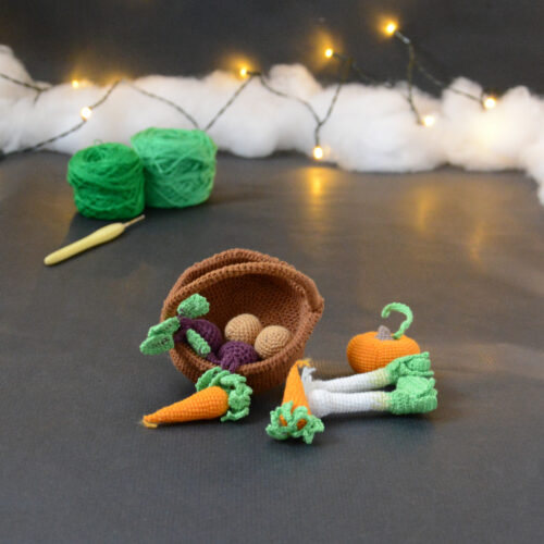 Panier de légumes d'hiver