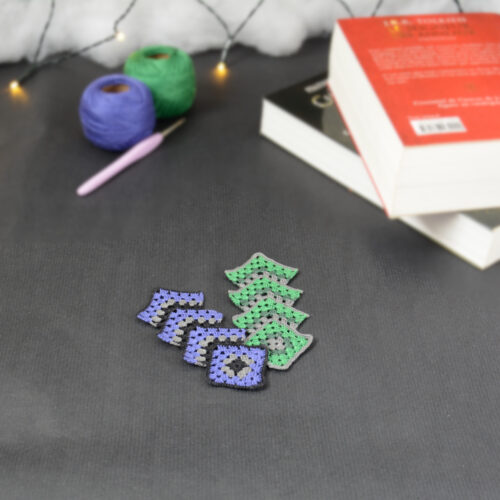 Marque-pages façon granny square